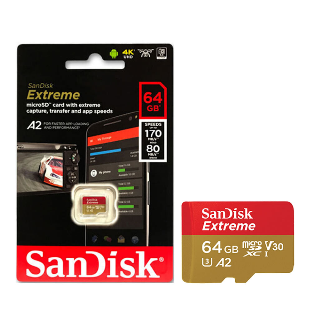 Micro SD SanDisk Extreme de 64gb
