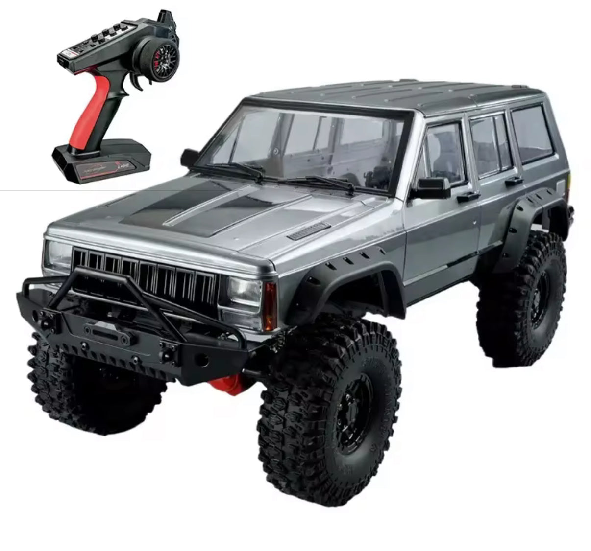 Jeep Cherokee escala 1/10 4X4 Crawler con bloqueo y desbloqueo de diferenciales
