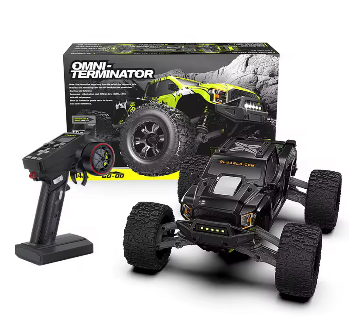 Rlaarlo Omni Terminator escala 1/10 4X4 Brushless versión PRO