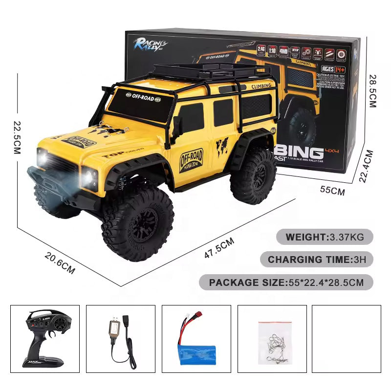 HB Land Rover Defender Crawler escala 1/10 4x4 RC Gray