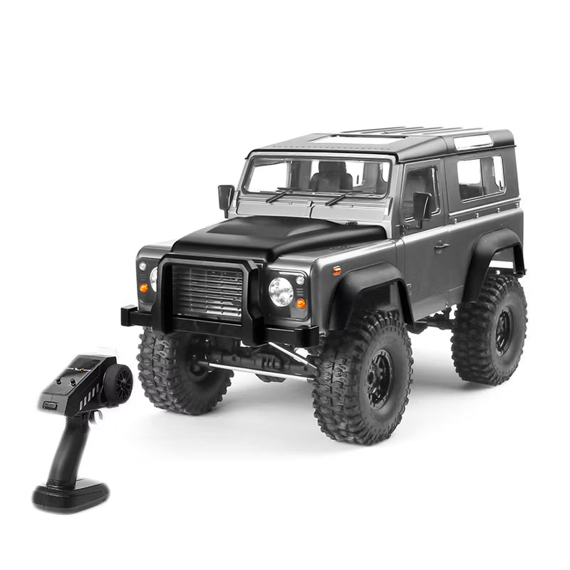 MN Land Rover Defender escala 1/10 4x4 crawler Plomo