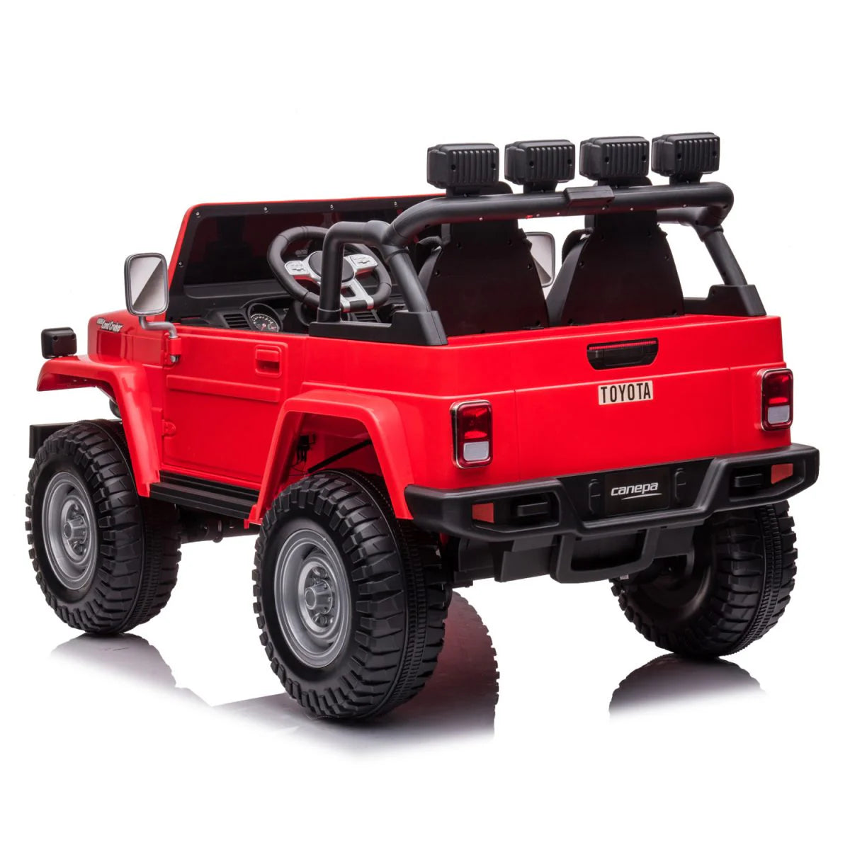Toyota Land Cruiser FJ40 4x4 eléctrico para niños Red