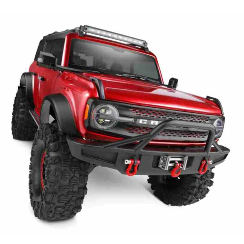 WL Toys Ford Bronco escala 1/10 4x4 crawler Rojo con wincha funcional