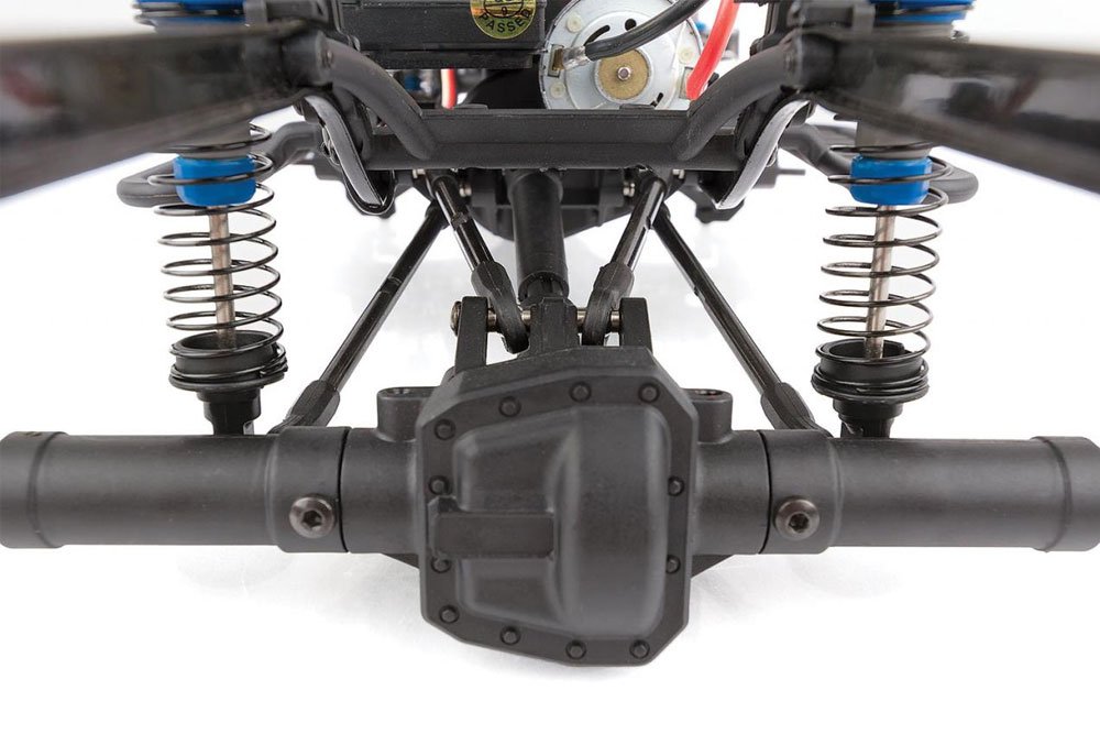 Team Associated CR12 Ford F150 Custom escala 1/12 4x4 Crawler Blue