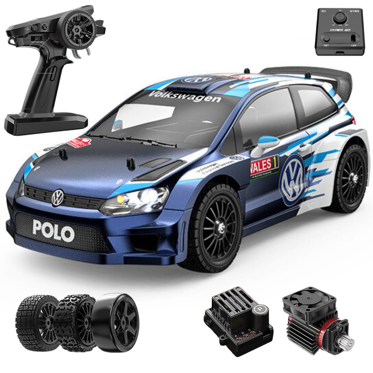 HyperGo Volkswagen Polo escala 1/16 4x4 Brushless