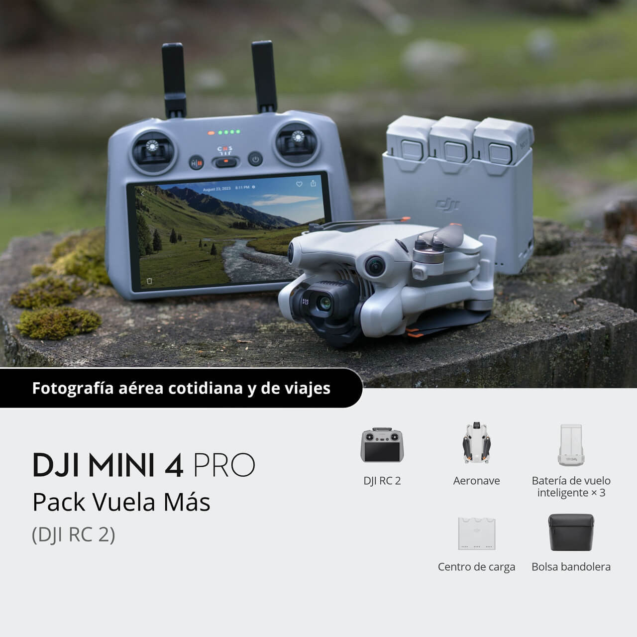 DJI Mini 4 Pro Fly More Combo control RC2