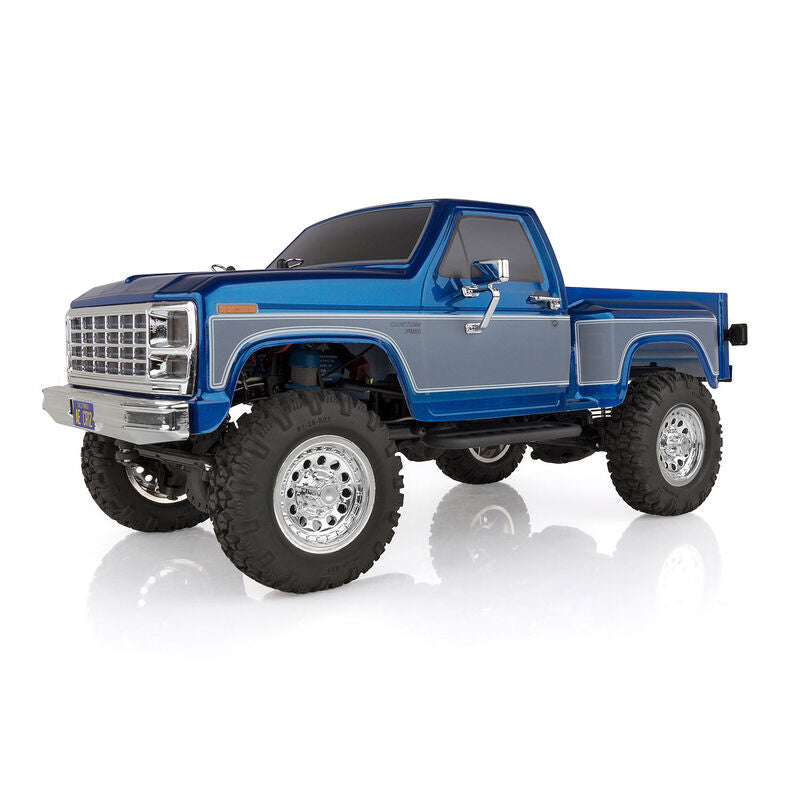 Team Associated CR12 Ford F150 Custom escala 1/12 4x4 Crawler Blue