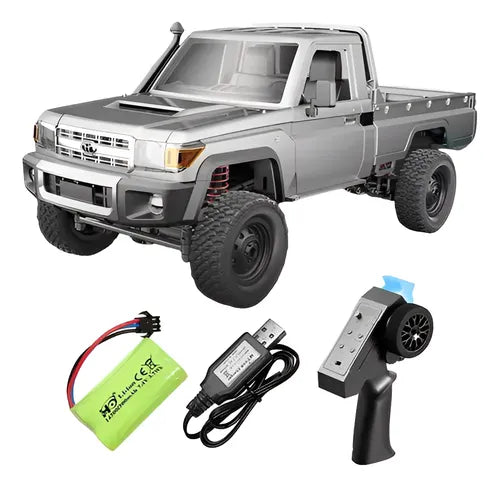 MN Toyota Land Cruiser 4x4 crawler escala 1/12 Gray