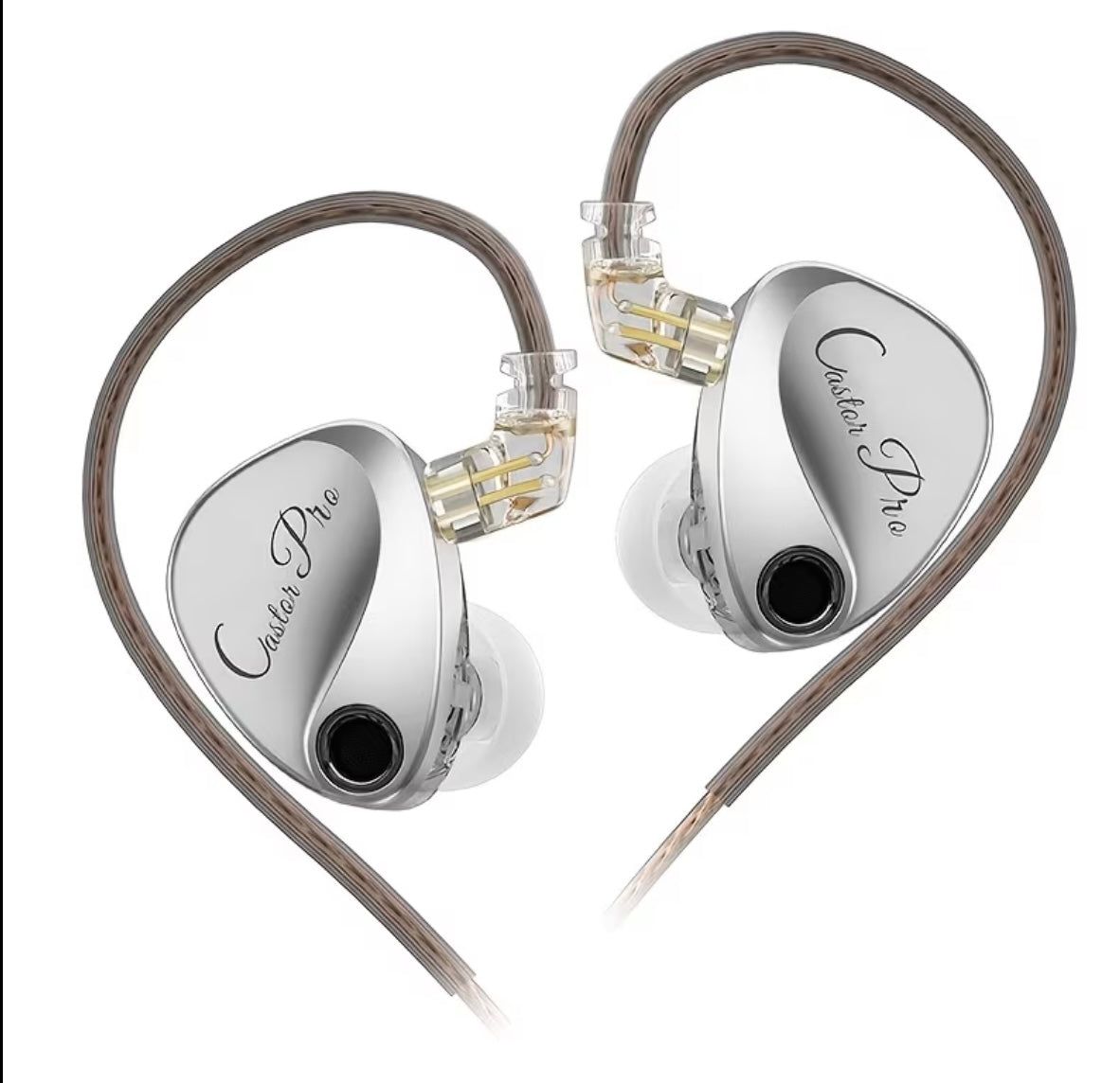 AUDIFONOS KZ CASTOR PRO HARMAN SILVER