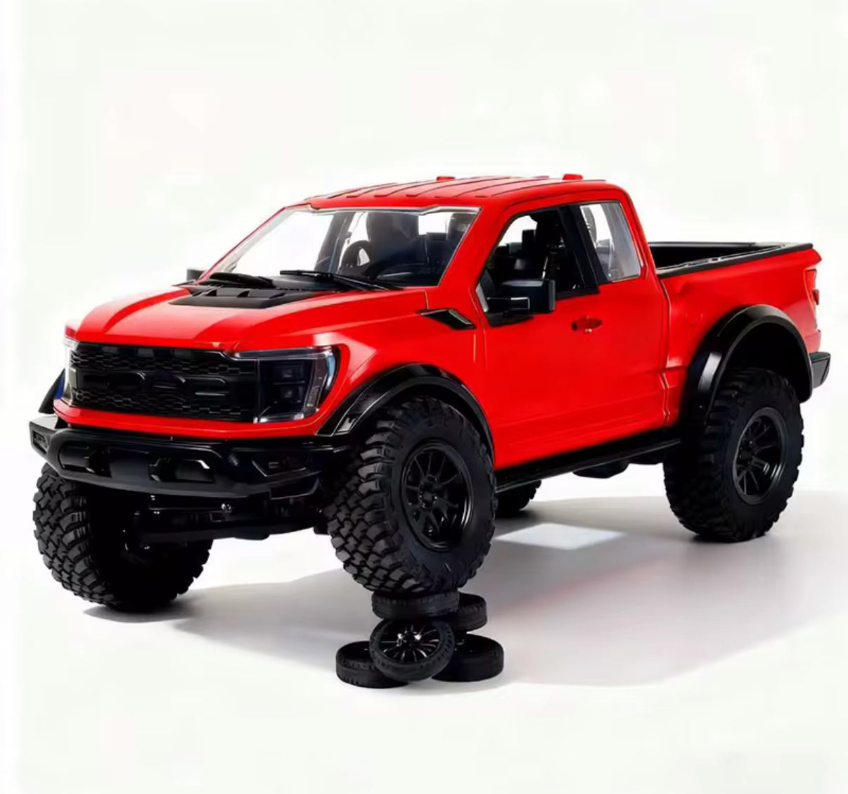 F150 escala 1/12 4X4 Crawler Rojo