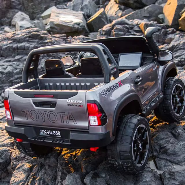 Toyota Hilux 4x4 eléctrico para niño Grey
