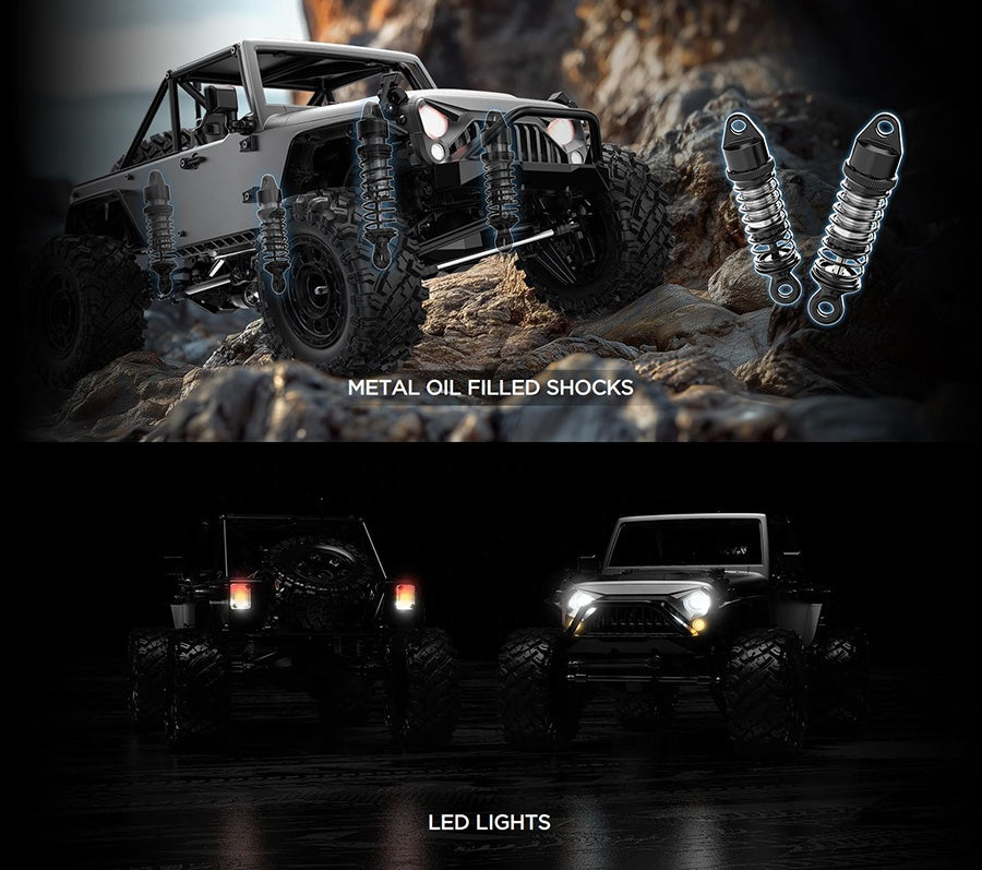 MJX H12Y Jeep escala 1/12 4x4 Crawler