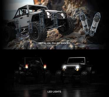 MJX H12Y Jeep escala 1/12 4x4 Crawler