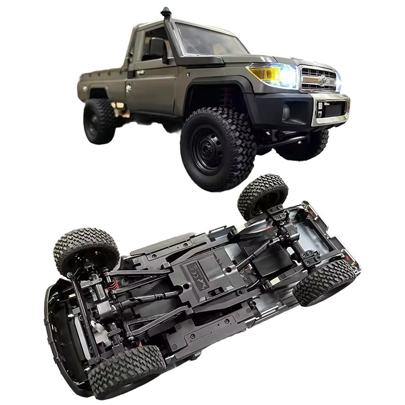 MN Toyota Land Cruiser 4x4 crawler escala 1/12 Gray