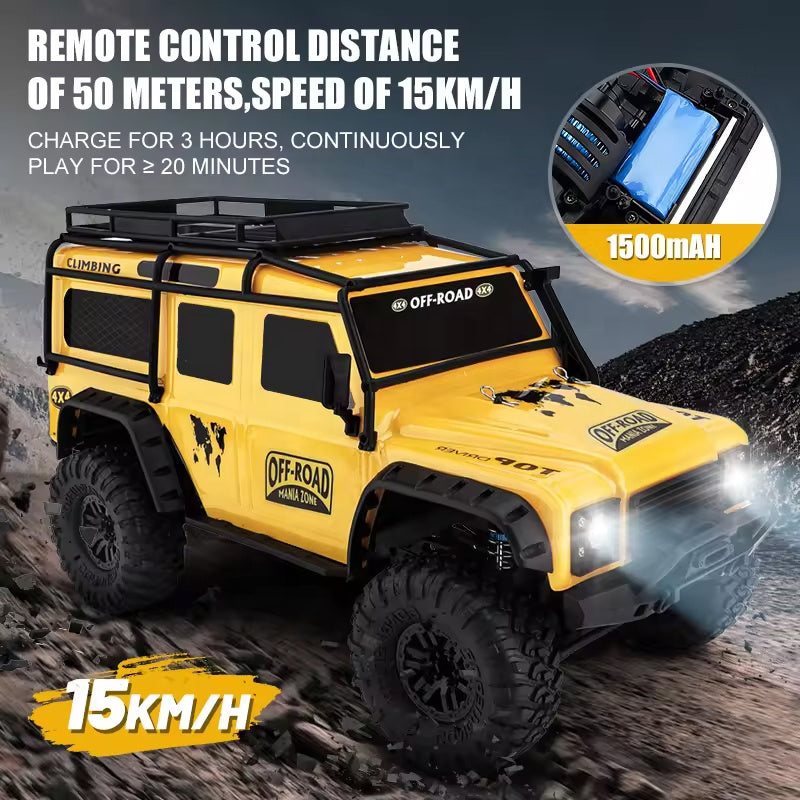 HB Land Rover Defender Crawler escala 1/10 4x4 RC Gray