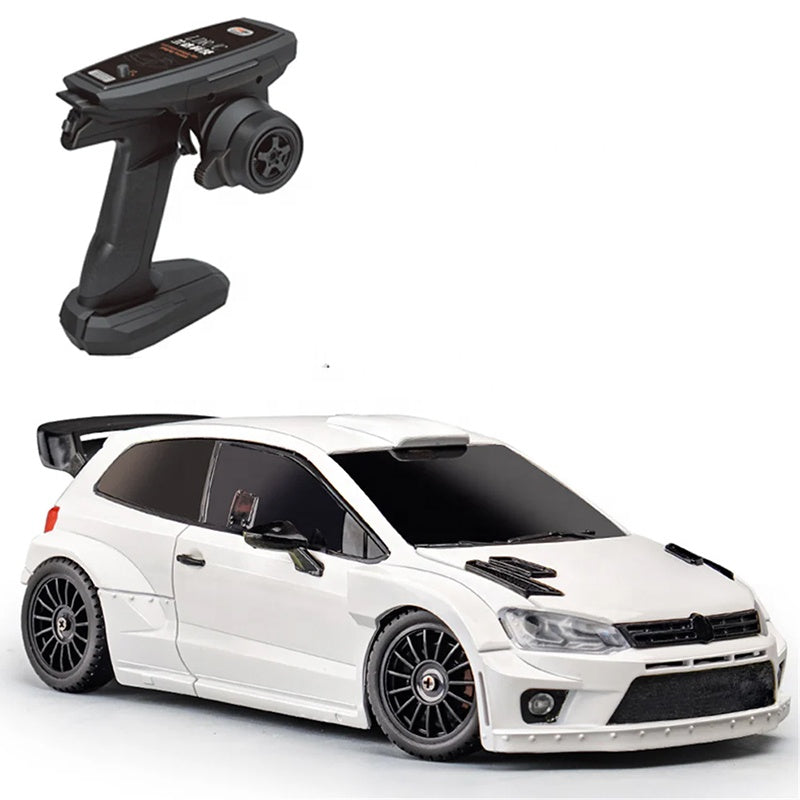 LDRC Volkswagen Polo escala 1/28 RC Drift 4WD White