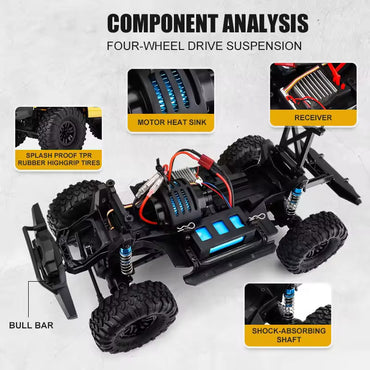 HB Land Rover Defender Crawler escala 1/10 4x4 RC Gray
