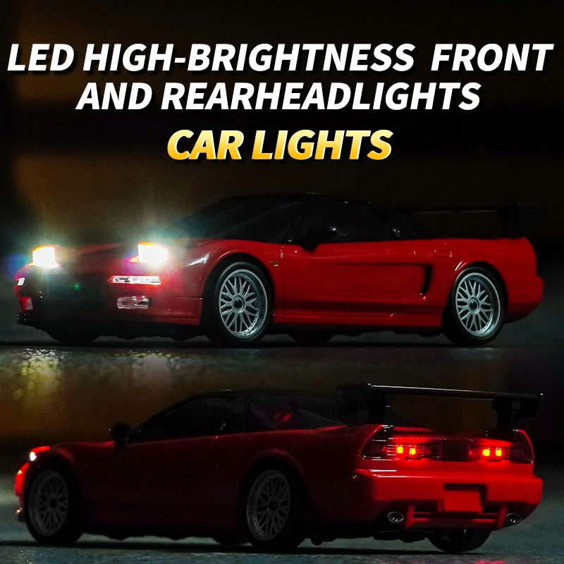 LDRC NSX escala 1/18 RC Drift Car RWD con ESP y Luces LED Red