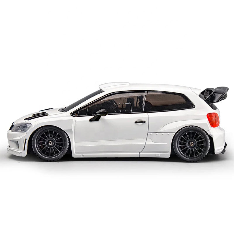 LDRC Volkswagen Polo escala 1/28 RC Drift 4WD White