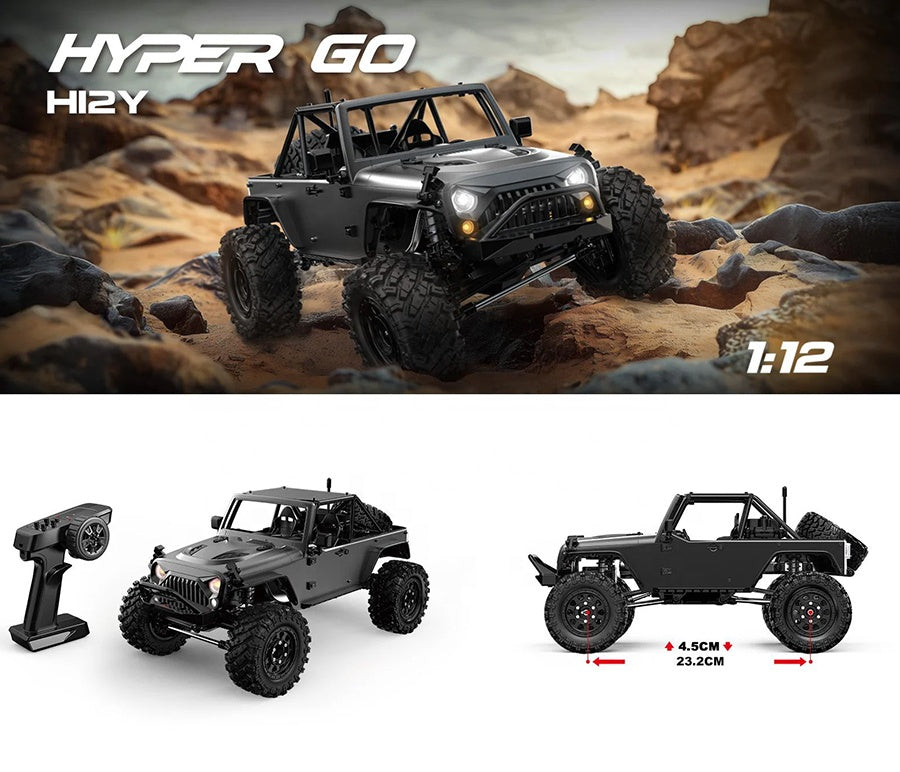 MJX H12Y Jeep escala 1/12 4x4 Crawler