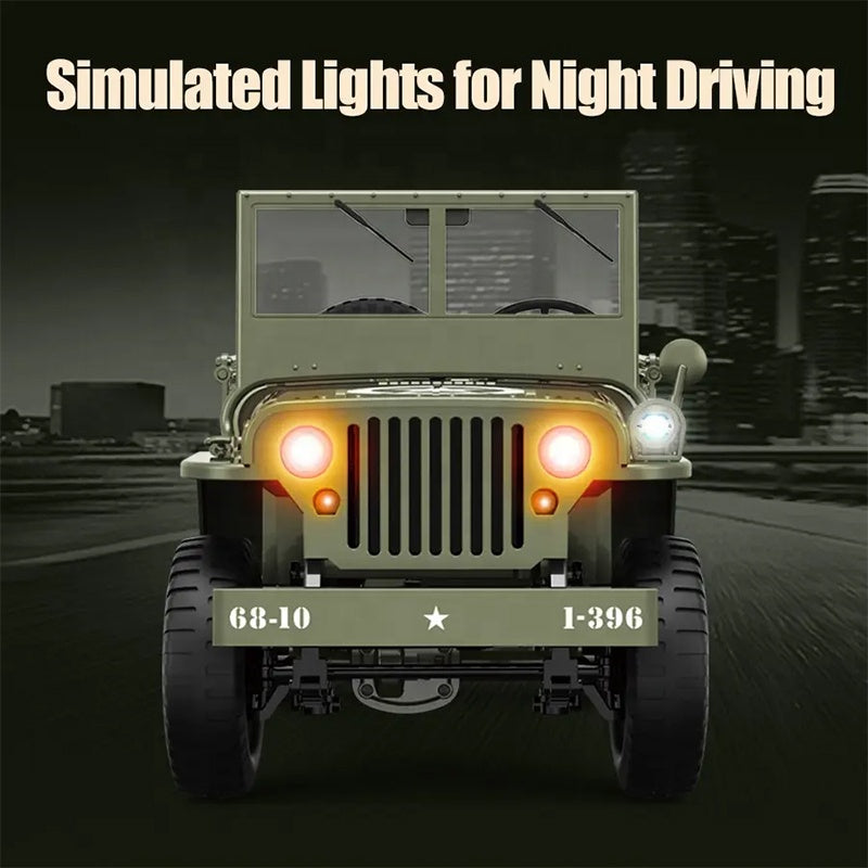 JJRC 1941 Jeep Willys MB Militar 1/10 4x4 Crawler