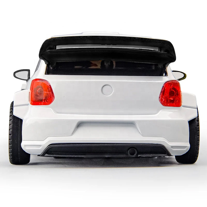 LDRC Volkswagen Polo escala 1/28 RC Drift 4WD White