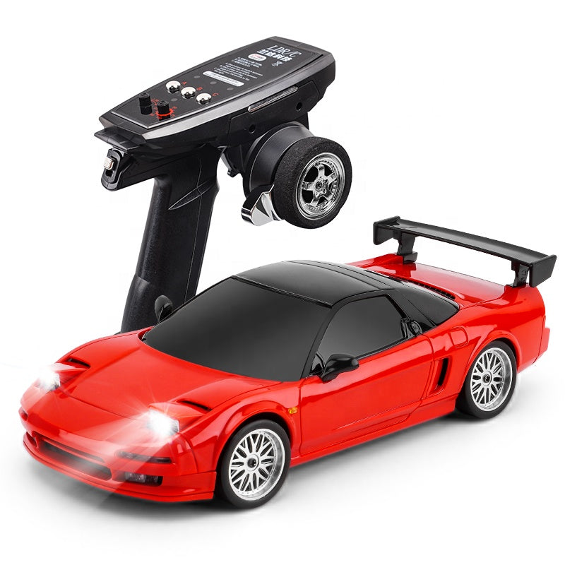 LDRC NSX escala 1/18 RC Drift Car RWD con ESP y Luces LED Red