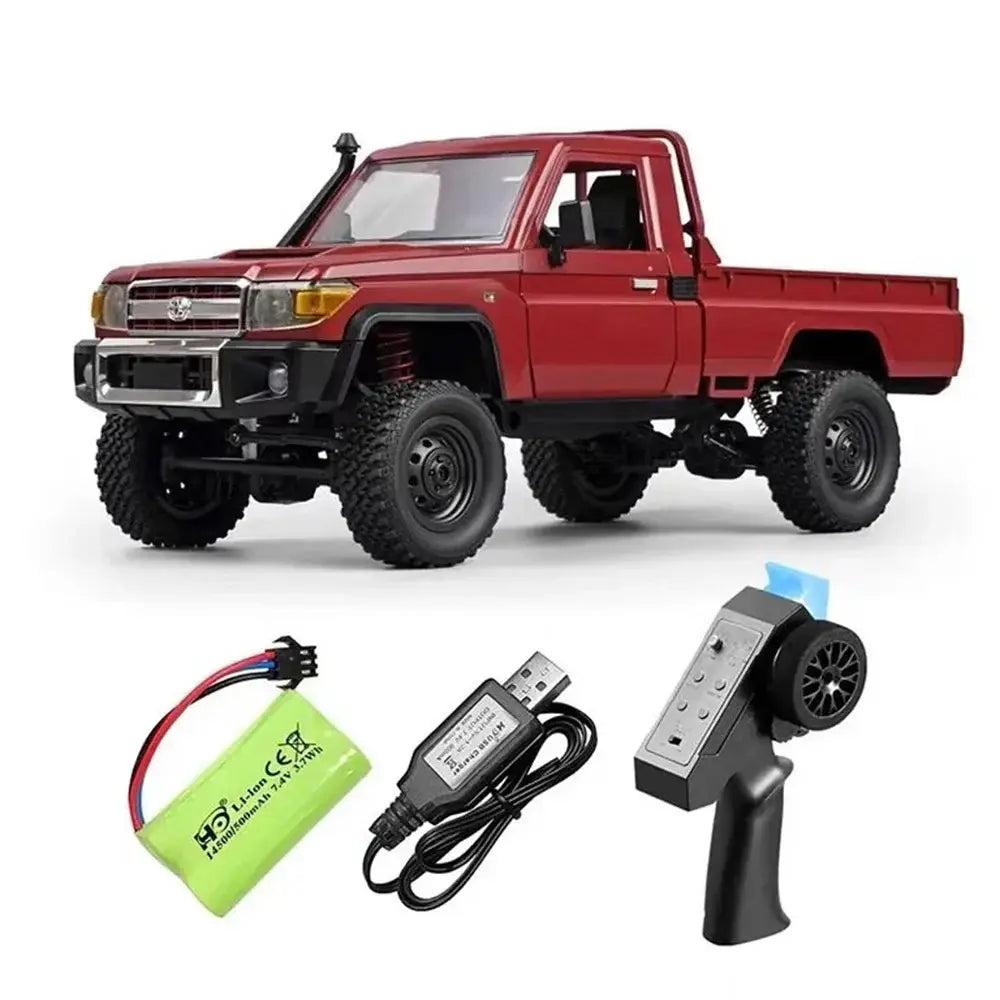 MN Toyota Land Cruiser escala 1/12 4x4 Crawler Rojo