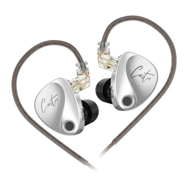 AUDIFONOS KZ CASTOR HARMAN SILVER