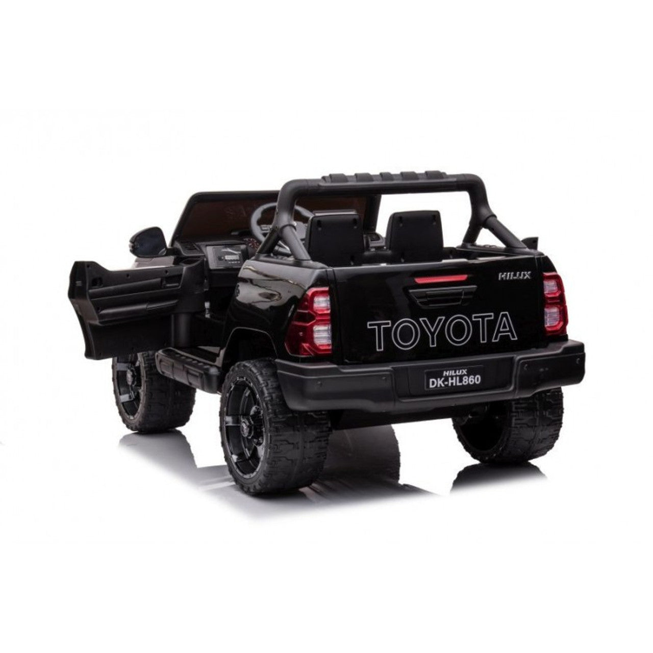 Toyota Hilux 4x4 eléctrico para niño Black