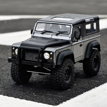 MN Land Rover Defender escala 1/10 4x4 crawler Plomo