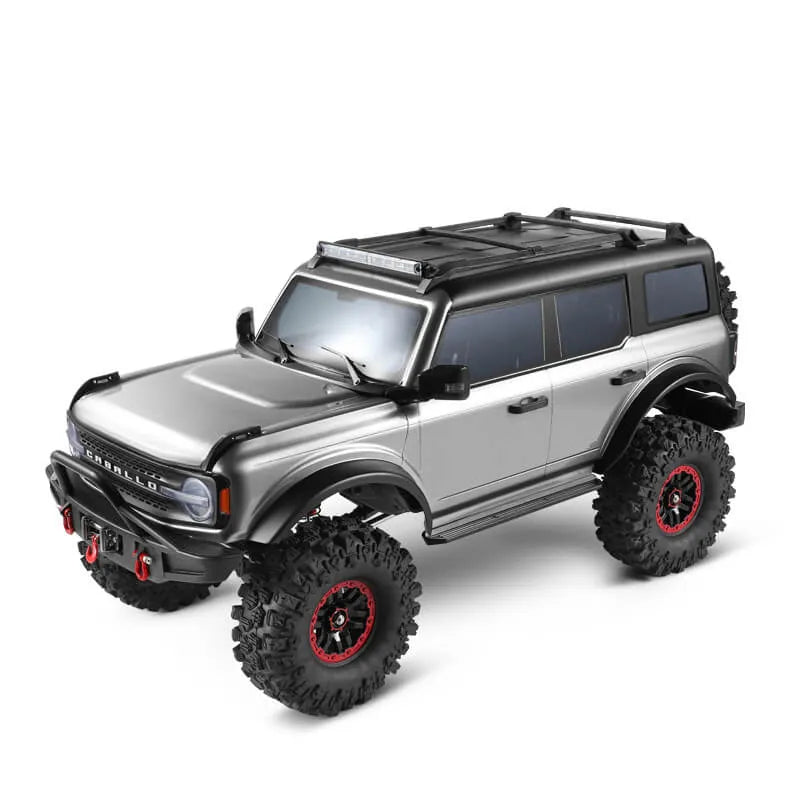 WL Toys Ford Bronco escala 1/10 4x4 crawler Plomo con wincha funcional