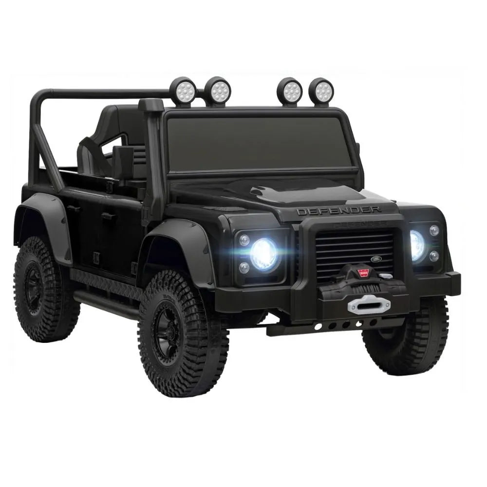 Land Rover Defender eléctrico para niño Black