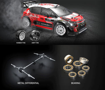 HyperGo Citroen C3 Rally escala 1/16 4x4 Brushless